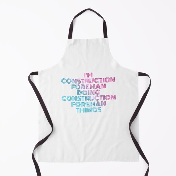 Item preview, I'm Construction Foreman Doing Construction Foreman Things Retro Neon designed and sold by SVPOD.