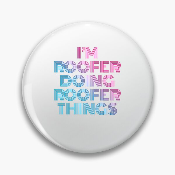 Item preview, I'm Roofer Doing Roofer Things Retro Neon designed and sold by SVPOD.