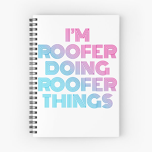 Item preview, I'm Roofer Doing Roofer Things Retro Neon designed and sold by SVPOD.