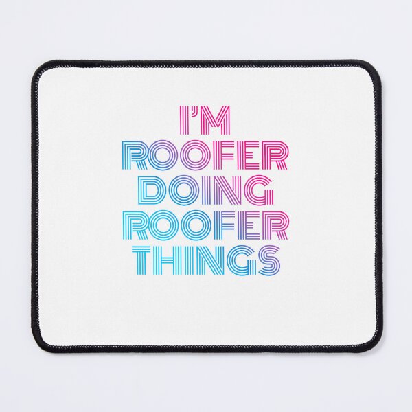 Item preview, I'm Roofer Doing Roofer Things Retro Neon designed and sold by SVPOD.