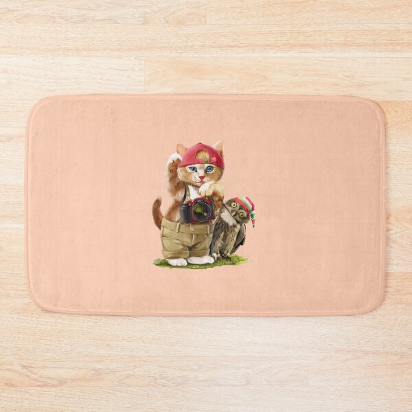 Item preview,   cute  cat and an owl  designed and sold by QUALITY-ZONE.
