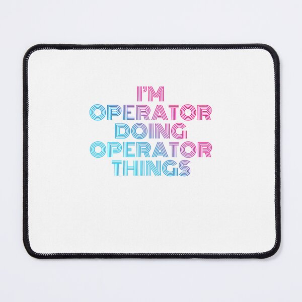 Item preview, I'm Operator Doing Operator Things Retro Neon designed and sold by SVPOD.