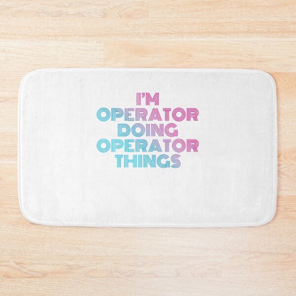 Item preview, I'm Operator Doing Operator Things Retro Neon designed and sold by SVPOD.