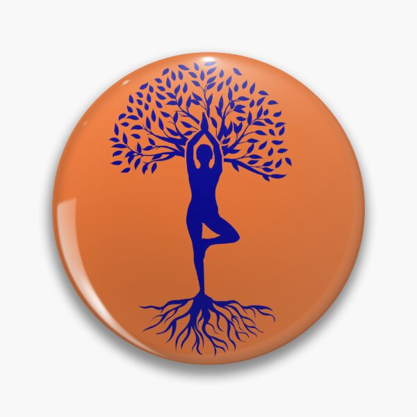 Item preview, Yoga Tree Pose with person in center. designed and sold by Victornewyork.