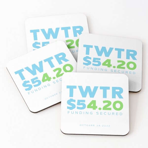 Item preview, Twitter Tombstone • TWTR $54.20 • Funding Secured designed and sold by amuseXpress.