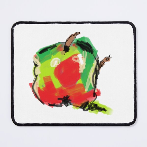 Item preview, KABFA Designs Oil Painted Apple with maggot inside, designed and sold by KABFA Designs.