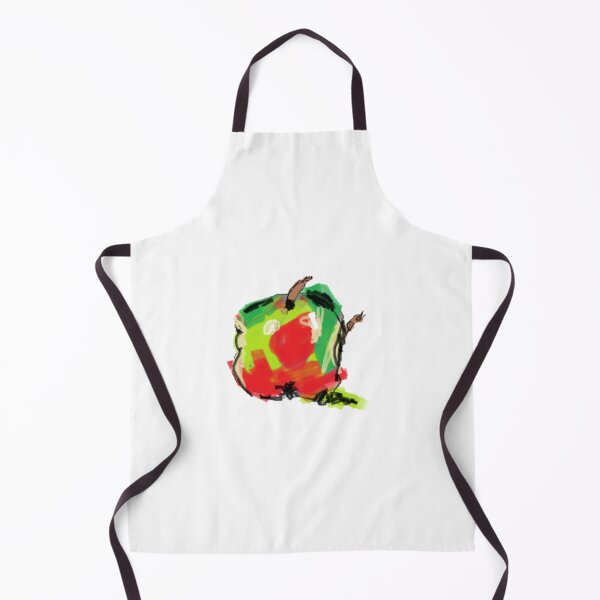 Item preview, KABFA Designs Oil Painted Apple with maggot inside, designed and sold by KABFA Designs.