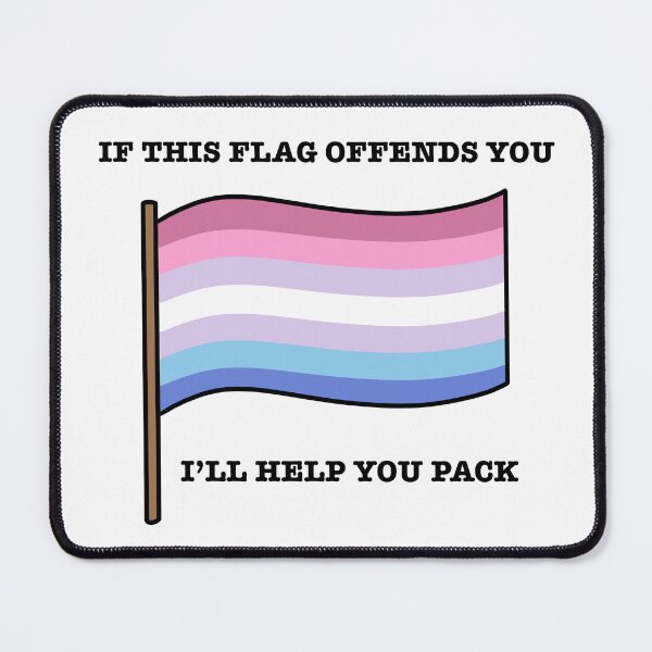 Item preview, Bigender If This Flag Offends You Parody designed and sold by CJ Vanderbeek.