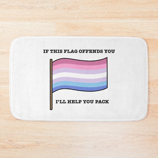Item preview, Bigender If This Flag Offends You Parody designed and sold by CJ Vanderbeek.