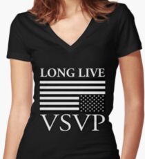 Long Live ASAP Rocky Women's Fitted V-Neck T-Shirt