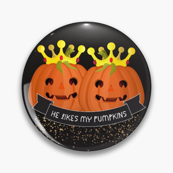 Item preview, Funny He Likes my Pumpkins designed and sold by TheCreativeFab.