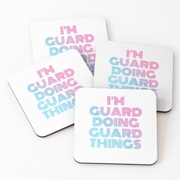 Item preview, I'm Guard Doing Guard Things Retro Neon designed and sold by SVPOD.