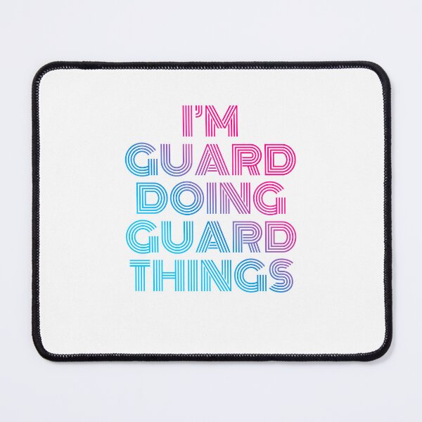 Item preview, I'm Guard Doing Guard Things Retro Neon designed and sold by SVPOD.