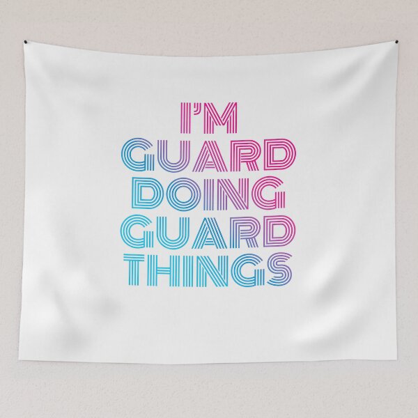 Item preview, I'm Guard Doing Guard Things Retro Neon designed and sold by SVPOD.