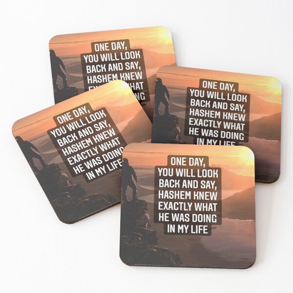Item preview, One day you will look back and say Hashem knew exactly what he was doing in my life designed and sold by Stories To Inspire - Motivational Jewish Quotes.