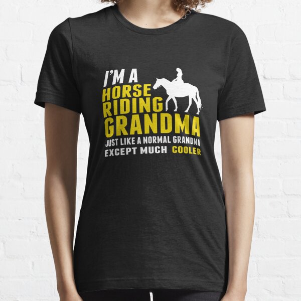 Im Going to Love Horses When I Grow Up Toddler/Kids Sporty T-Shirt Just Like My Nana 