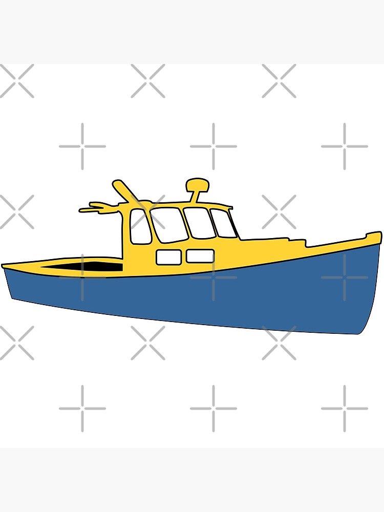 "Lobster Boat" Art Print for Sale by BeaSchoney Redbubble
