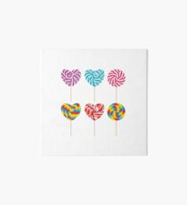 Candy lollipops Art Board