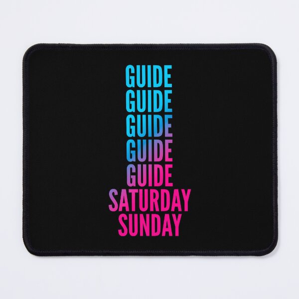 Item preview, Guide. Saturday. Sunday. For Guides designed and sold by SVPOD.