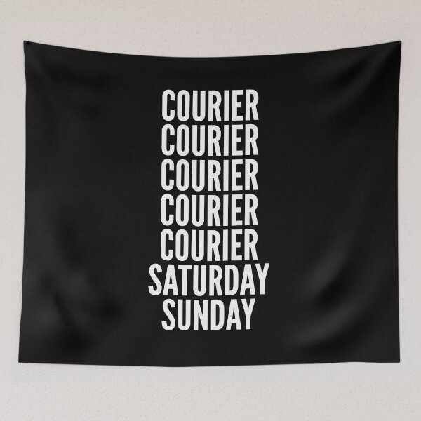 Item preview, Courier saturday and sunday for Couriers designed and sold by SVPOD.