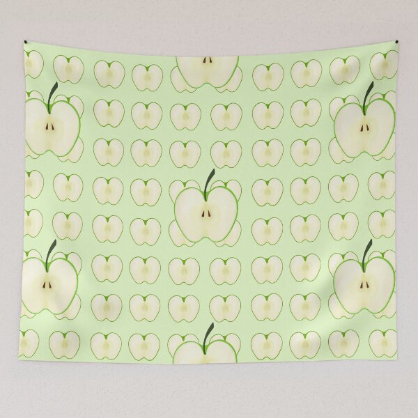 Item preview, Cute Green Apple Pattern with Green Apple designed and sold by TheFoxyWolfShop.