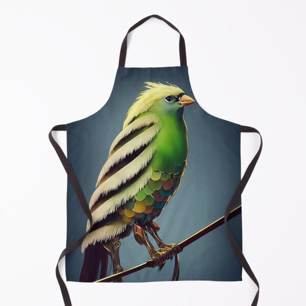 Item preview, Southern mealy amazon with blonde mane green chest and colored scales designed and sold by SingularityGeek.
