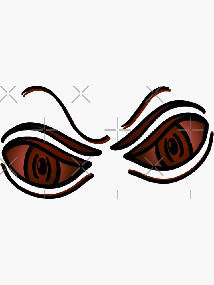 "Eyes in the Dark" Sticker for Sale by PurpleSneaker Redbubble