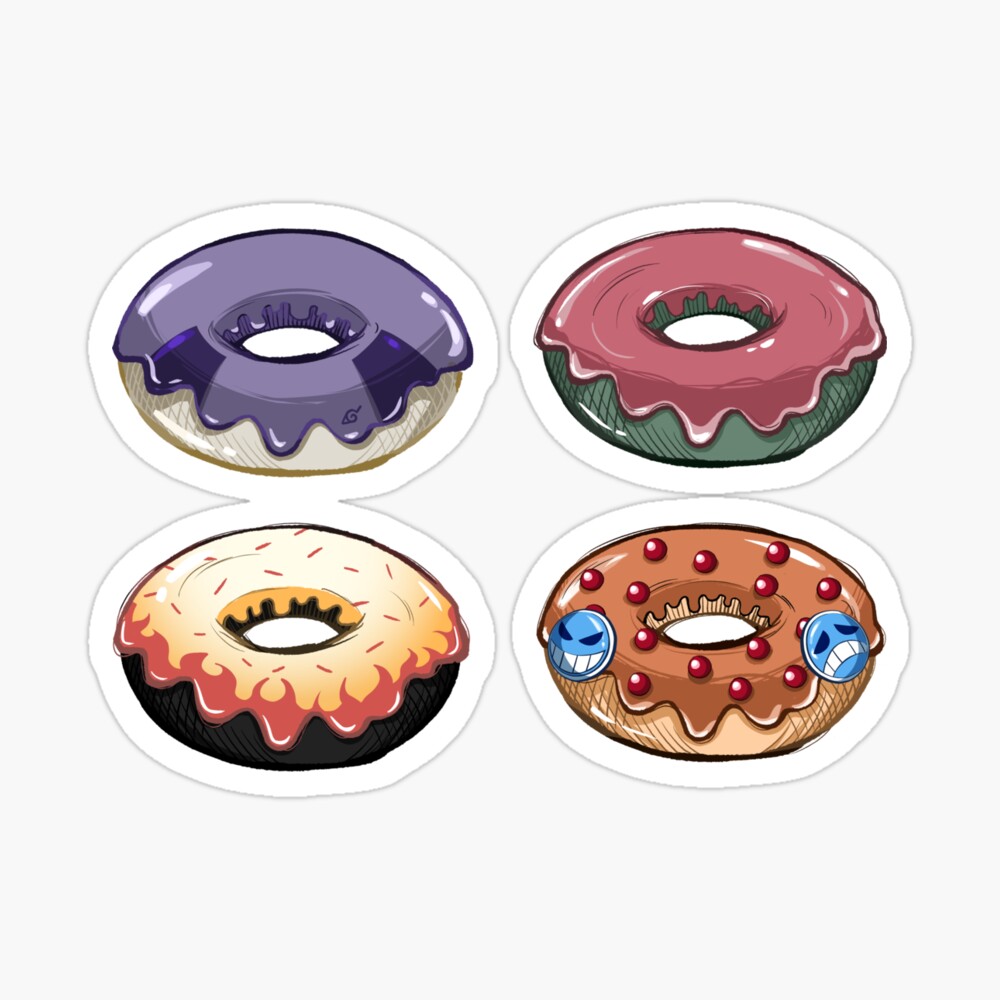 Anime donuts batch 1 | Magnet