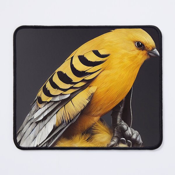 Item preview, Tiger canary in his nest on top of armor designed and sold by SingularityGeek.