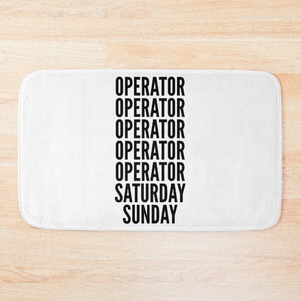 Item preview, Operator funny workweek for Operators designed and sold by SVPOD.
