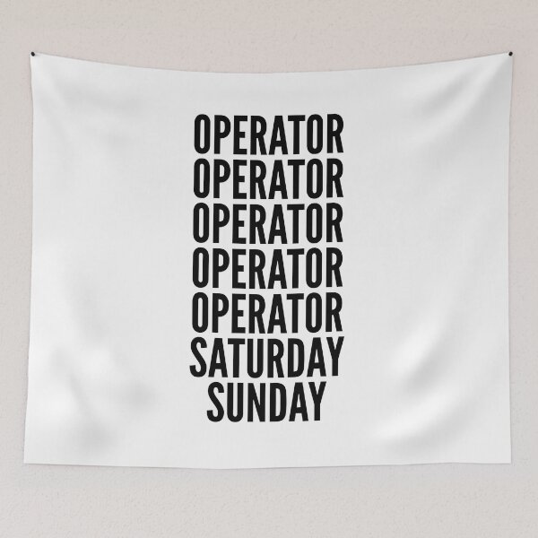 Item preview, Operator funny workweek for Operators designed and sold by SVPOD.