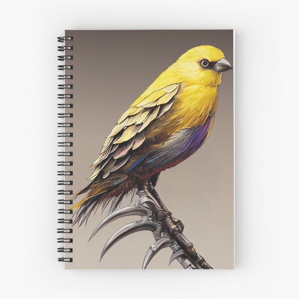 Item preview, Steampunk canary perched on metal claws designed and sold by SingularityGeek.