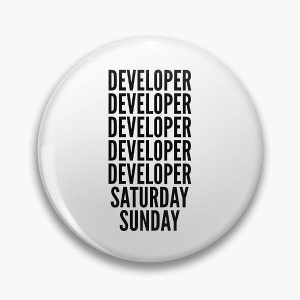 Item preview, Developer funny workweek for Developers designed and sold by SVPOD.