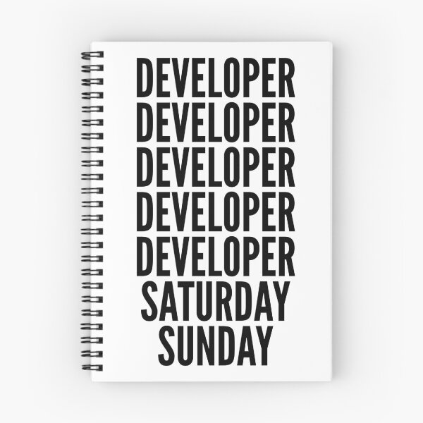 Item preview, Developer funny workweek for Developers designed and sold by SVPOD.