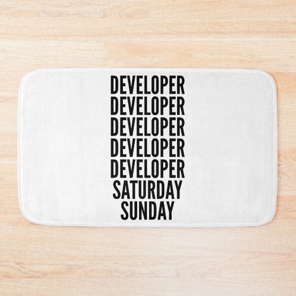 Item preview, Developer funny workweek for Developers designed and sold by SVPOD.