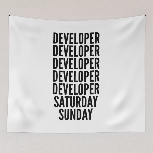 Item preview, Developer funny workweek for Developers designed and sold by SVPOD.