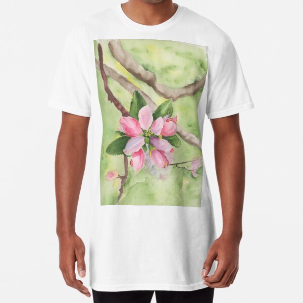 apple blossom long sleeve tee