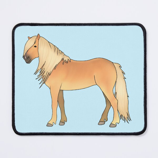 Item preview, Cute Haflinger Horse Light Flaxen Chestnut designed and sold by theaadesigns.