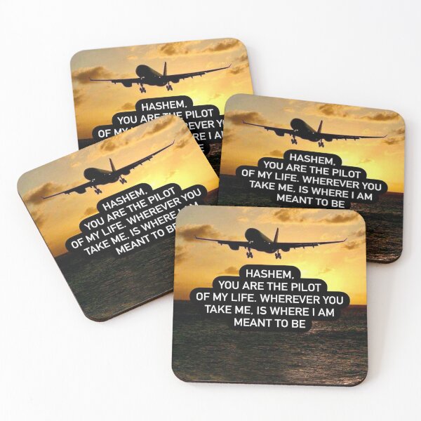 Item preview, Hashem you are the pilot of my life, wherever you take me is where I am meant to be designed and sold by Stories To Inspire - Motivational Jewish Quotes.