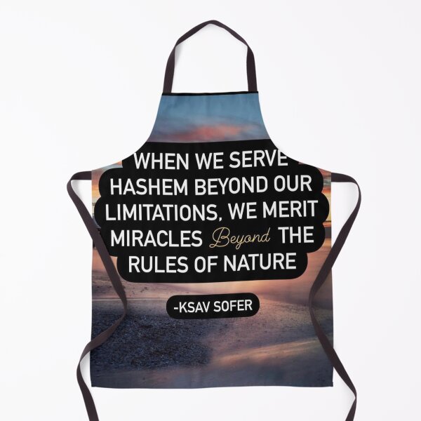 Item preview, When we serve Hashem beyond our limitations, we merit miracles beyond the rules of nature designed and sold by Stories To Inspire - Motivational Jewish Quotes.