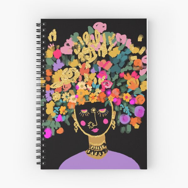 Item preview, Sun Goddess - women face with colourful flower crown  designed and sold by Urvashi Patel.