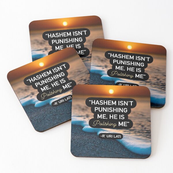 Item preview, Hashem isn't punishing me, He is polishing me. Religious quote designed and sold by Stories To Inspire - Motivational Jewish Quotes.