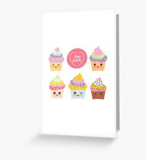 Lecker Cupcakes Bithday Grußkarte
