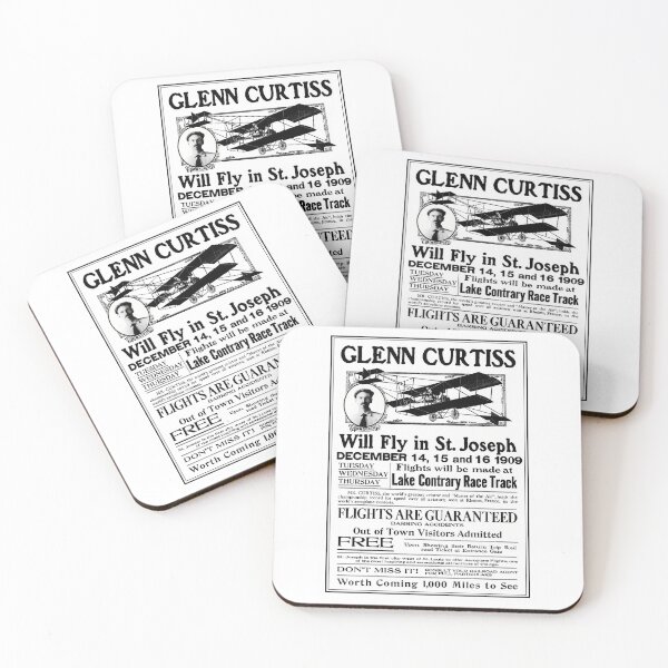 Item preview, Glenn Curtiss Barnstorm Flying Show Poster 1909 designed and sold by Daniel Hagerman.