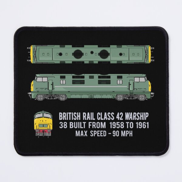 Item preview, British Rail Class 42 Warship Locomotive Diagram Gift designed and sold by Maljonic.