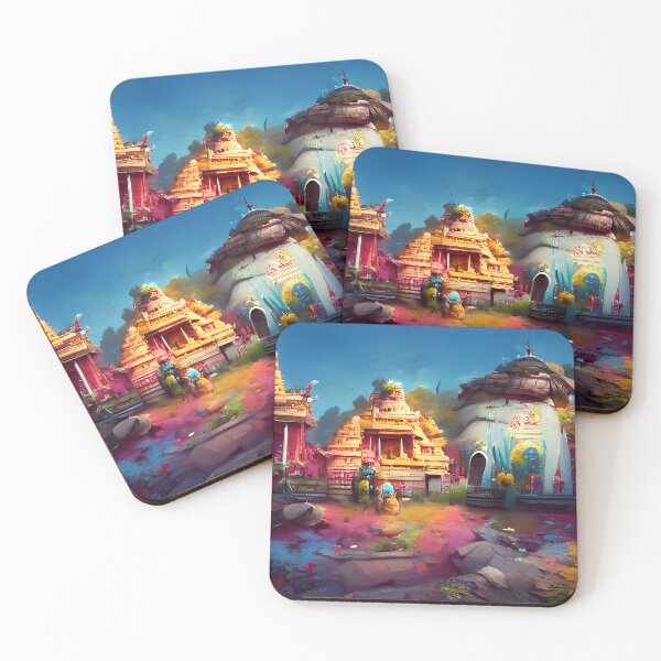 Item preview, Fantasy Hindu Temple Collection #21 by GizbarArts made with a.i. designed and sold by Ganzabara.