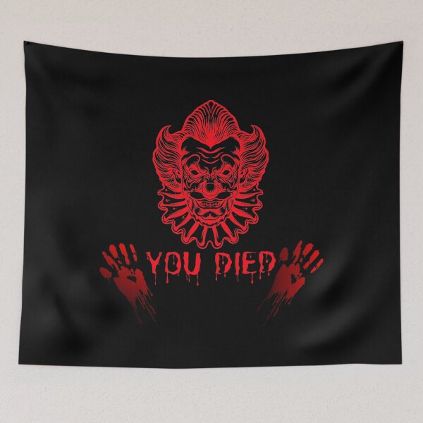 Item preview, You Died Creapy Blood Clown designed and sold by TajfunX.