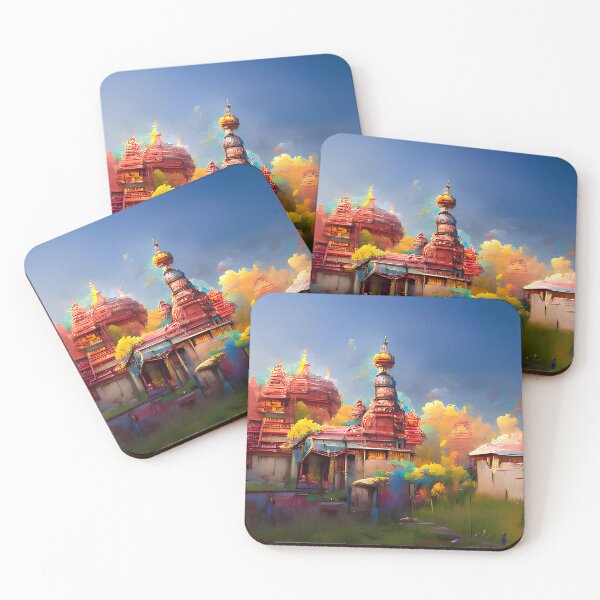 Item preview, Fantasy Hindu Temple Collection #34 by GizbarArts made with a.i. designed and sold by Ganzabara.