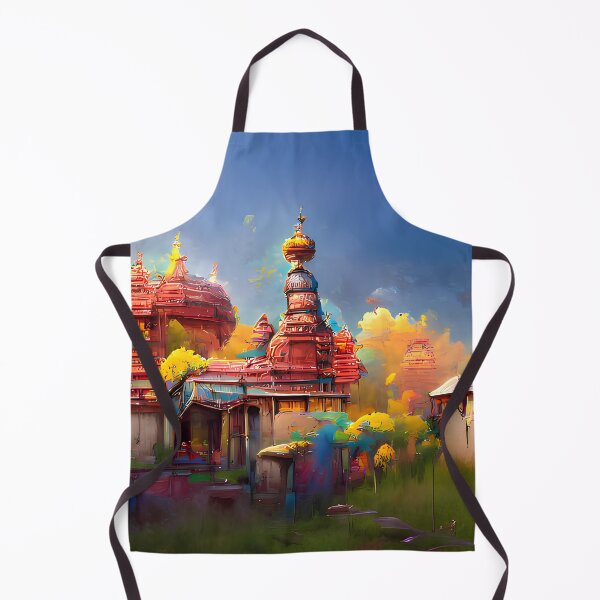 Item preview, Fantasy Hindu Temple Collection #34 by GizbarArts made with a.i. designed and sold by Ganzabara.
