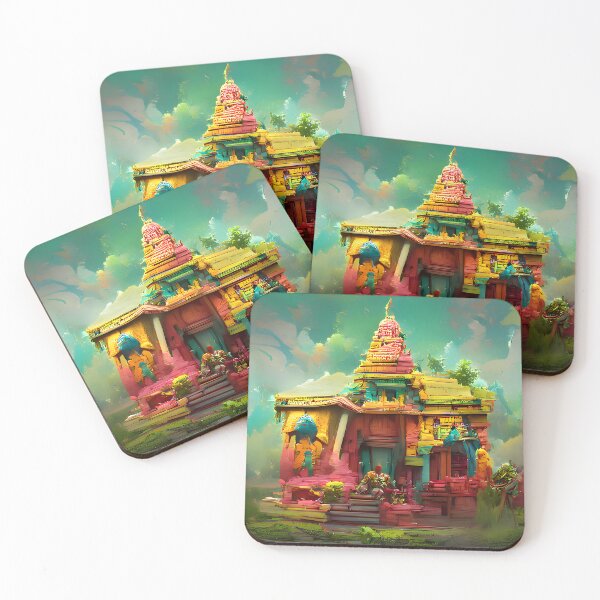 Item preview, Fantasy Hindu Temple Collection #16 by GizbarArts made with a.i. designed and sold by Ganzabara.
